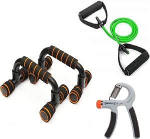 Dr Pacvu 3|Hand Gripper/Pushup Bar/Single Resistance Band| Stretching ...
