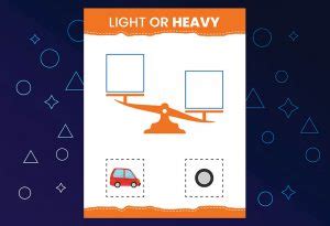 Image result for Heavy and Light Objects