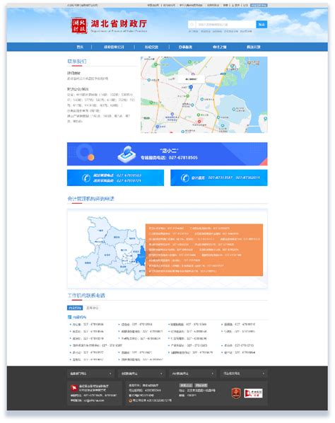 湖北省财政厅政府门户网站 - 应用案例