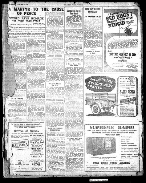 'Mahatma Gandhi is dead': When FPJ reported on assassination of Father ...