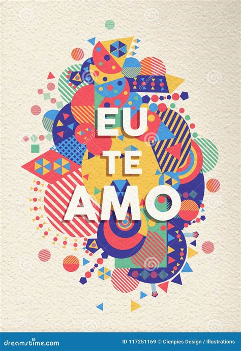 Love In Portuguese. Ink Illustration With Hand-drawn Lettering. Amor ...