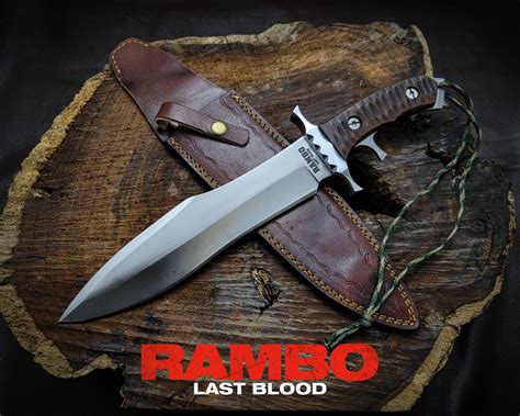 Last Blood Replica: Handmade Rambo V "HeartStopper" Replica Knife – The Titans Edge