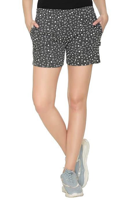 Buy Colors & Blends - Women's Cotton Printed Lounge Shorts (SG-01 ...