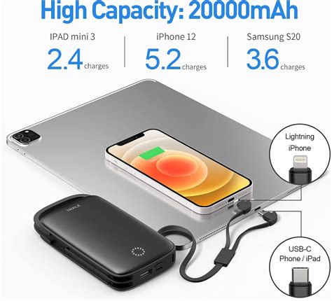 Buy iWALK Portable Charger 20000mah Power Bank 18W PD Charger with ...