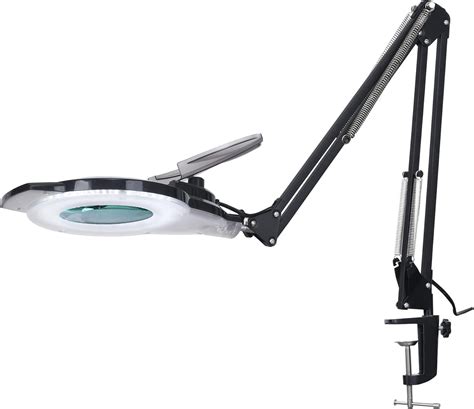 10X LED Magnifying Lamp with Clamp, KIRKAS 2,200 Lumens Dimmable Super ...