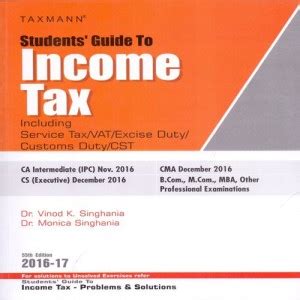 Students Guide to Income Tax: Buy Students Guide to Income Tax by Dr ...
