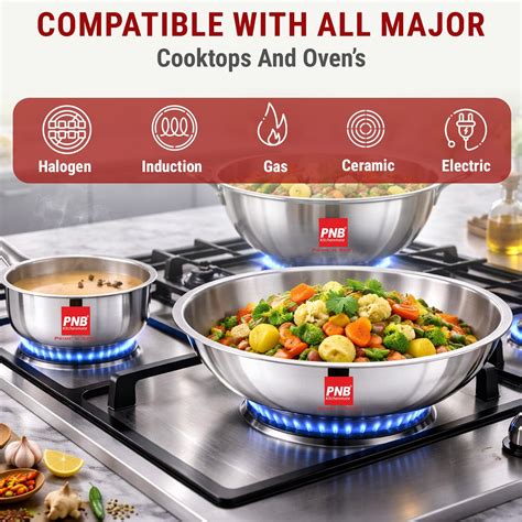 Triply Stainless Steel Cookware – PNB Kitchenmate Ltd.