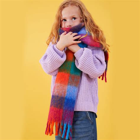 Buy Check Blanket Scarf Online - Accessorize India