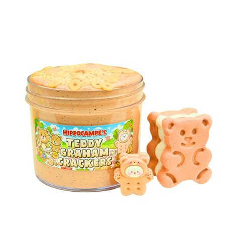 Teddy Graham Crackers Slime (SCENTED) - Etsy