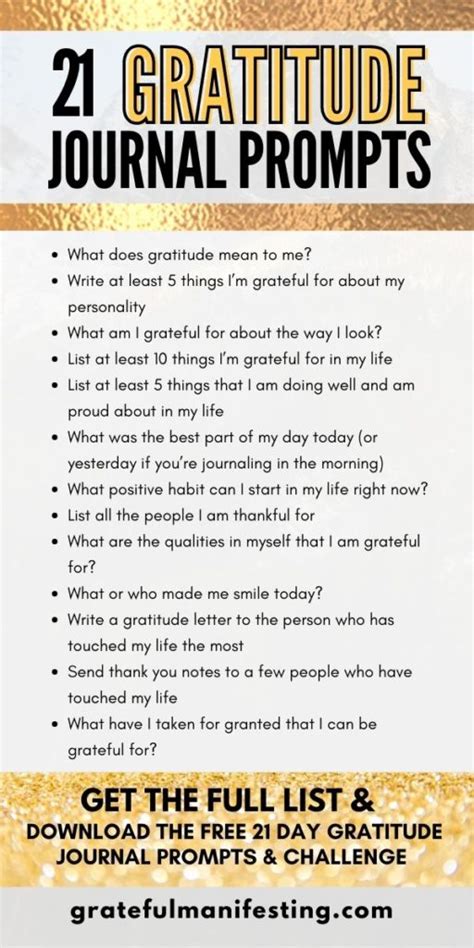 21 Gratitude Journal Prompts That Will Change Your Life