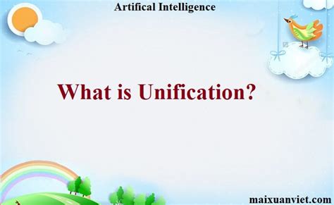 Image result for Example of Unification