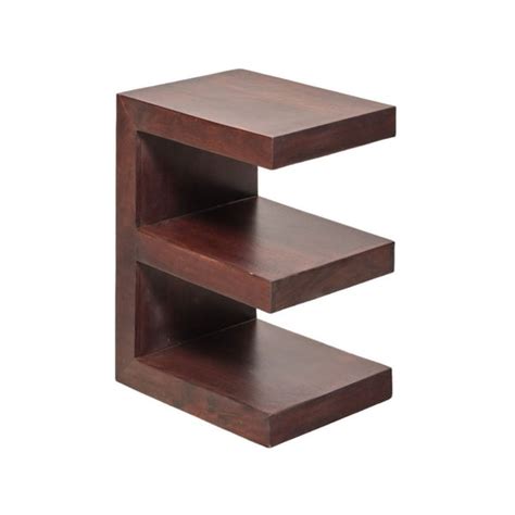 Henry Sheesham Wood E-Shaped Side Table