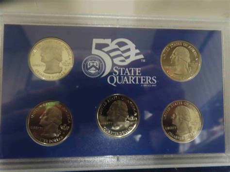 50 State Quarters Set 5 Coins 5 States