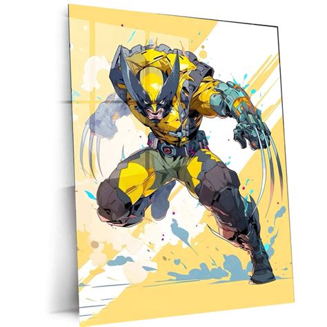 Wolverine Metal Poster – The Unstoppable Mutant Hero – TURTLEWINGS