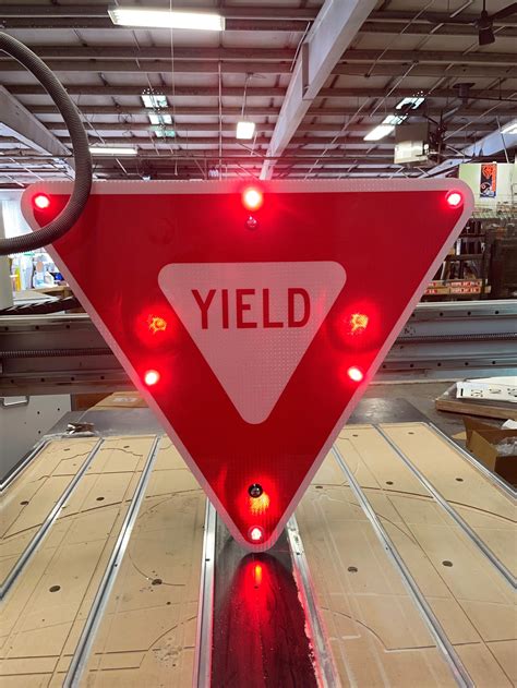 Solar LED Flashing Signs