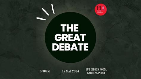 The Great Debate , QUT Gardens Point Campus, Brisbane, 17 May 2024 ...