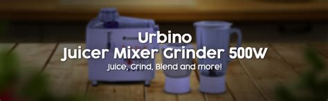 Buy Wonderchef Urbino Juicer Mixer Grinder 500W - White (1-Blender Jar ...