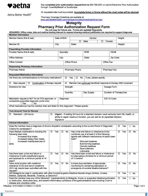 2019-2026 Form Aetna C17295-A - Blank Fillable Template | Fill Out ...