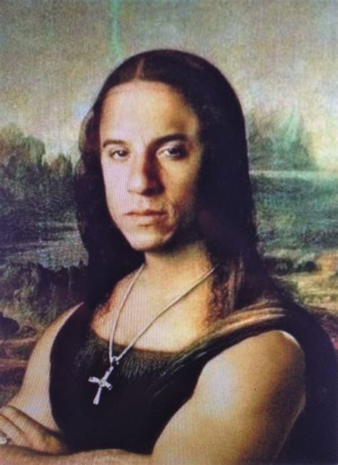 the Mona Diesel | Memes, Mona lisa parody, Funny pictures