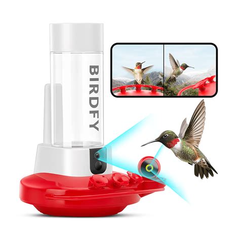 Birdfy Hum Feeder Duo - Hummingbird Feeder with Dual Camera