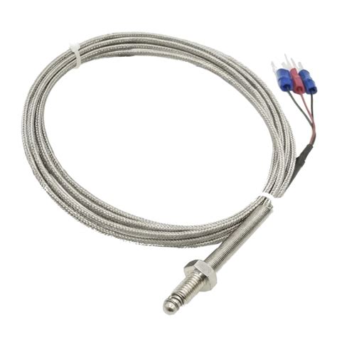 Probots PT100 M6 Screw Sensor 3-Wire 2m Braided Cable Buy Online India