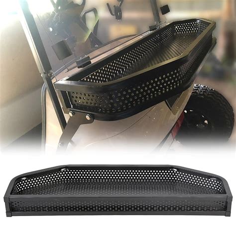ECOTRIC Front Clay Cargo Utility Basket Compatible with EZGO TXT Golf ...