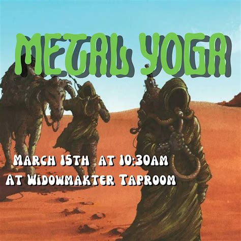 Metal Yoga at Windowmaker Brewing (In Brighton location!), Widowmaker ...