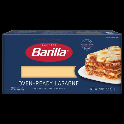 Oven-Ready Lasagna No Boil Noodles | Barilla