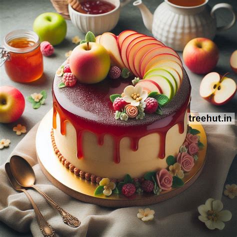 Apple Jam Cake Decoration Ideas