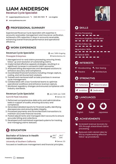 10+ Revenue Cycle Specialist Resume Samples & Templates for 2025