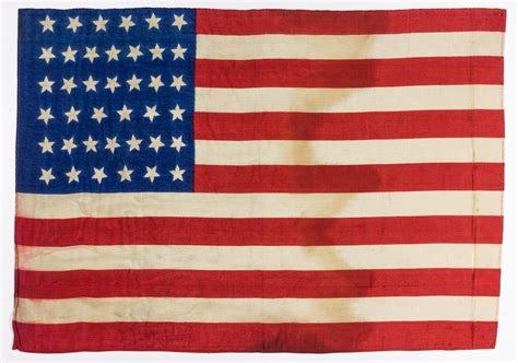 Lot - 39-STAR POST CIVIL WAR AMERICAN FLAG