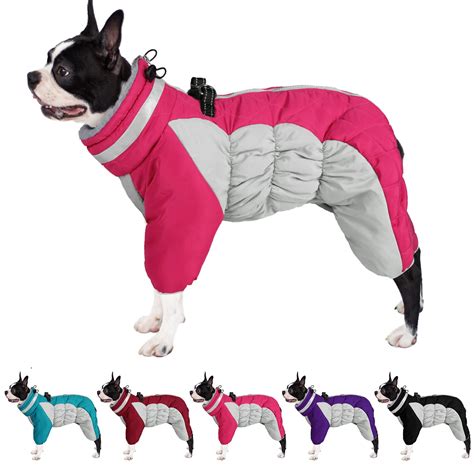 AOFITEE Dog Coat Warm Dog Puffer Jacket for Winter, Windproof Dog Coat ...