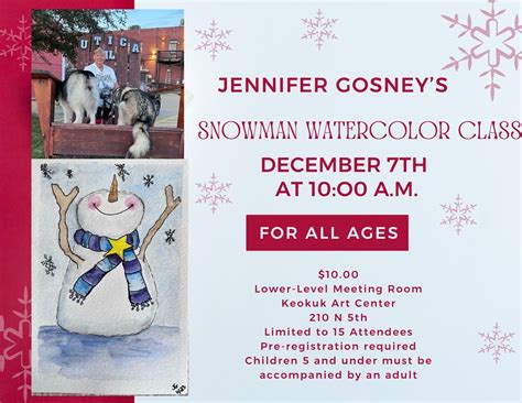 Paint a Snowman for All Ages, 210 N 5th Street, Keokuk, IA, United ...