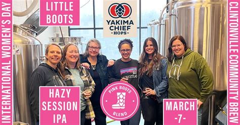 IWD - Pink Boots Community Brew - Little Boots - Hazy Session IPA ...
