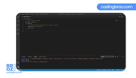 C Programming Language Helloworld 的图像结果