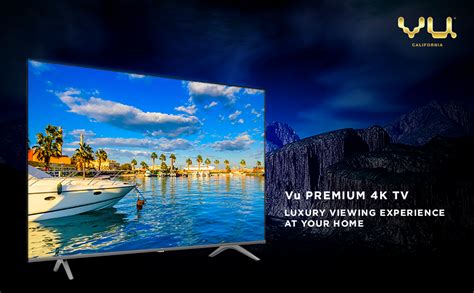 Vu 164 cm (65 inches) Premium 4K Series 4K Ultra HD Smart Android LED ...