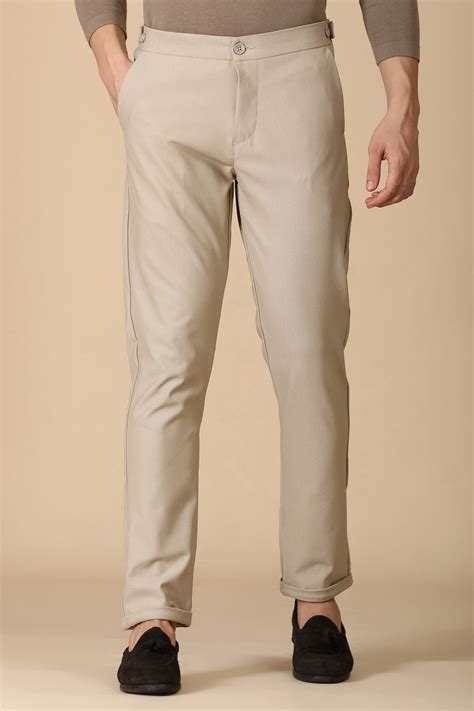 Retro - Formal Stretch Trouser - Beige – POE.NET