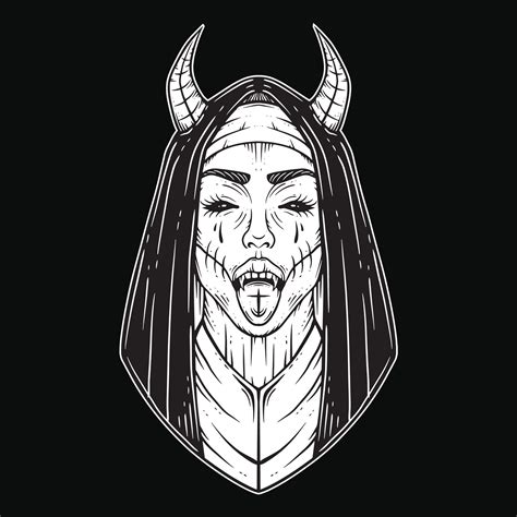 Drawings Of The Devil Girl