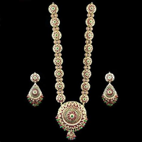 Jadau Long Set – HM Sarafa Bazar India Pvt Ltd