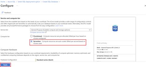 Azure Start Database 的图像结果