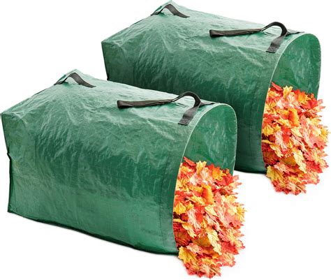 Amazon.com: Leaf collector leaf scoop,Foldable yard waste bag,Extra ...