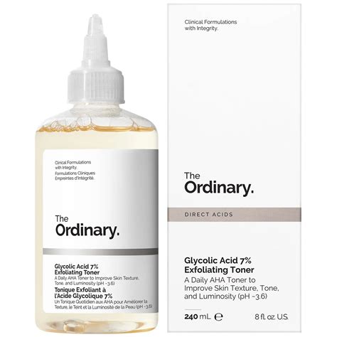 The Ordinary + Glycolic Acid 7% Exfoliating Toner
