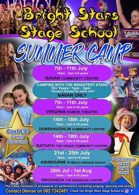 Navan Bright Stars Summer Camp , Navan, Athboy, 7 July to 11 July ...
