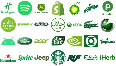 Green Brand Logos