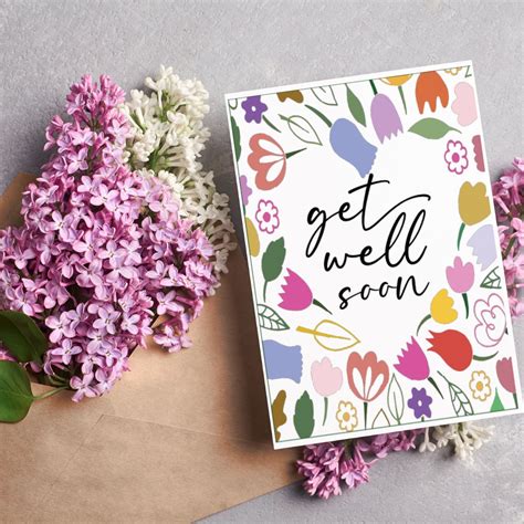 Free Printable Get Well Soon Cards – Quick & Easy! - Printables for ...