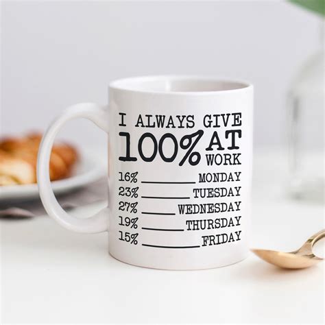 Funny Coffee Mug, Birthday Gift for Work Coffee Cup, Coworker Gag Gift ...