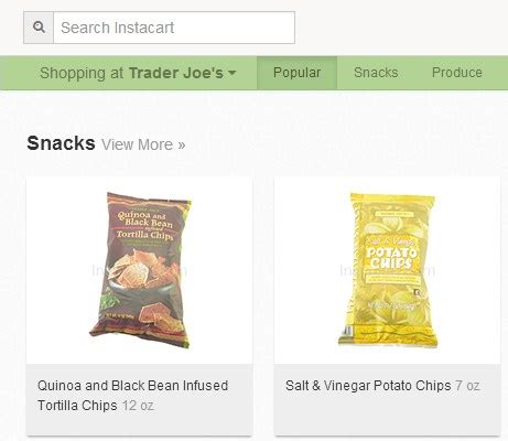 Instacart Adds Trader Joe's To Service