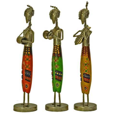 Art Objects Iron Painted Rajasthani Safa Musician – Ragaarts