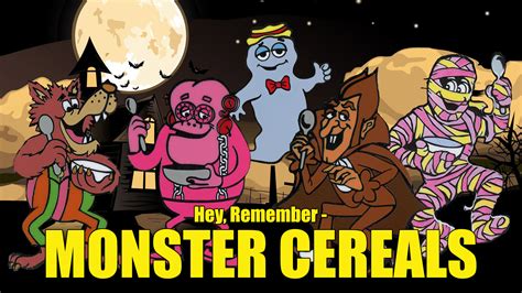 Hey, Remember - Monster Cereals - HaphazardStuff