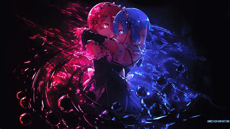 Ram, Rem, Re:zero, Anime, Girl, 4K Hd Wallpaper | Rare Gallery